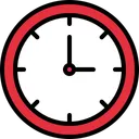 Free Clock Wall Clock Watch Icon