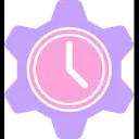 Free Clock Gear  Icon