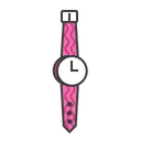 Free Clock Female Hand Icon