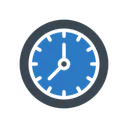 Free Time Clock Watch Icon