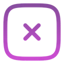 Free Close Square Icon