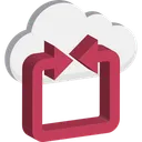 Free Cloud Back Arrow Cloud Computing Icon