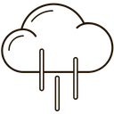 Free Cloud Rainy Weather Icon