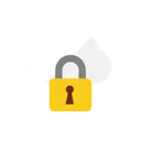 Free Cloud Locked Icon