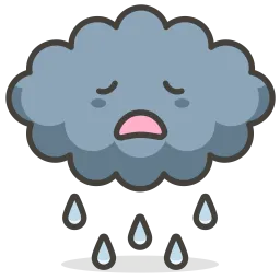 Free Cloud Emoji Icon