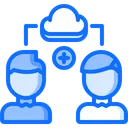 Free Cloud Access Cloud Sharing General Icon