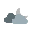Free Cloud And Moon Icon