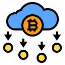 Free Cloud Bitcoin Icon