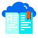Free Book Cloud Readding Icon