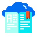 Free Cloud Book  Icon