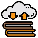 Free Cloud Book Data Icon