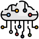 Free Cloud Circuit  Icon