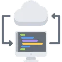 Free Cloud Code Programming  Icon