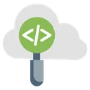 Free Cloud Coding  Icon