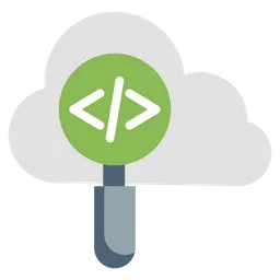 Free Cloud Coding  Icon