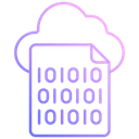 Free Cloud coding  Icon