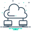 Free Cloud Network Computing Icon