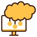 Free Cloud Computing Cloud Data Icon
