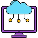 Free Cloud computing  Icon