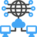 Free Network Data Analysis Icon