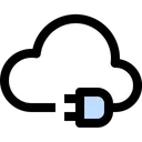 Free Cloud Connection Modern Technology Cloud Computing Icon