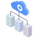 Free Cloud Data Center  Icon