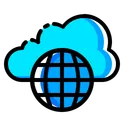 Free Cloud Data Safe Icon