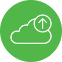 Free Cloud Data Uploading Icon