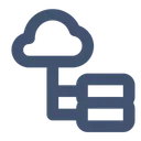 Free Cloud Datenbankbaum Cloud Server Symbol