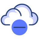 Free Cloud Delete  Icon