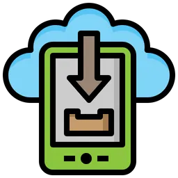 Free Cloud Download  Icon