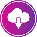 Free Cloud Download Cloud Downloading Cloud Icon