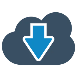 Free Cloud Download  Icon