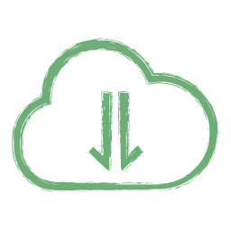 Free Cloud Download  Icon