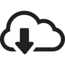 Free Cloud Send Download Icon