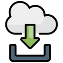 Free Cloud Download Downloads Icon