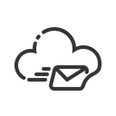 Free Email Cloud Computing Icon