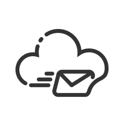 Free Cloud Email  Icon