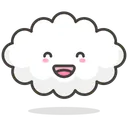 Free Cloud Happy Smiley Icon