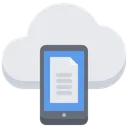 Free Cloud File Upload  Icon