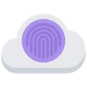 Free Cloud-Fingerabdrucksperre  Symbol