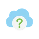 Free Cloud Help Care Question Answer Icon
