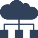 Free Cloud Hierarchy  Icon