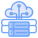 Free Cloud Hosting Cloud Database Icon