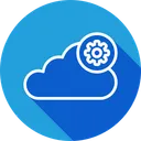 Free Cloud Data Server Icon