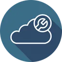 Free Cloud Data Server Icon