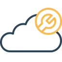 Free Cloud Data Server Icon