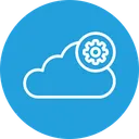 Free Cloud Data Server Icon