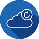 Free Cloud Data Storage Icon