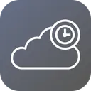 Free Cloud Data Storage Icon